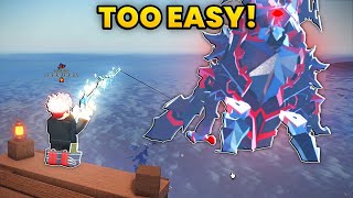 Using Cerulean Fang During Admin Event Is Too Easy... Fisch