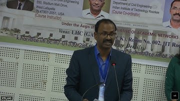 Inaugural program GIAN Course on Flow and Contaminant Transport Through Subsurface