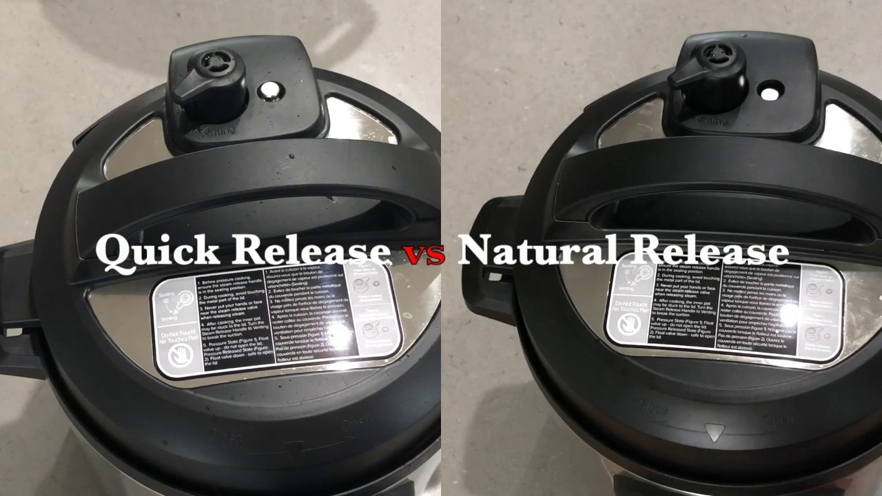 INSTANT POT  PRESSURE RELEASE HACK 