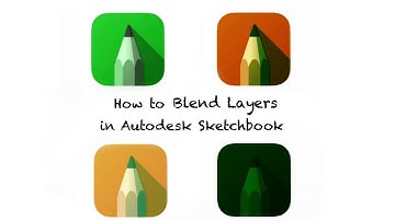 How to Blend Layers in Autodesk Sketchbook