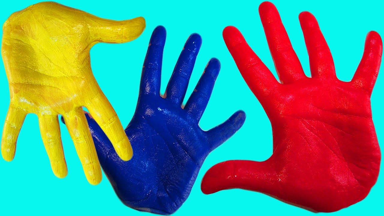 Цветные пальчики. Разноцветные пальчики. Изучаем цвета. Разноцветные пальцы. Ладошки разных цветов.