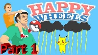 Let's Play Happy Wheels - POKEMON TRAINING - Part 1