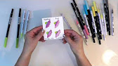 Tombow Dual Brush vs Marvy Le Plume II Review and Comparison - YouTube