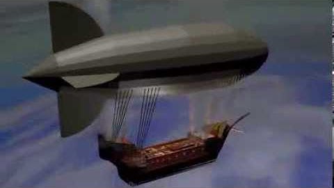 SteamPunk Airship Animation - Blender 2.7
