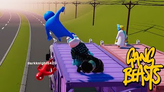 GANG BEASTS - Road Warriors [Melee] Xbox One Gameplay screenshot 5