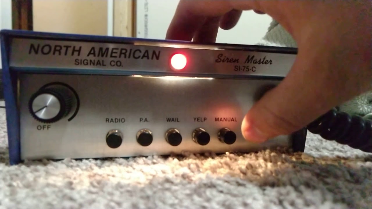 North American Signal Co. Siren Master SI-75-C