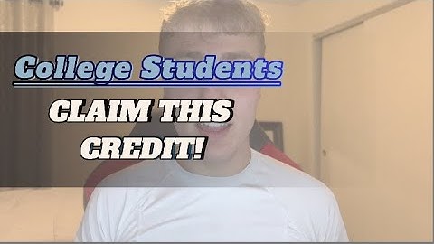 $2,500 Tax Credit for College Students! - AOTC
