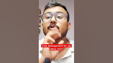 SSC Steno 2023 Time Management Daily Routine For Final Selection SSC Steno Notification 2023 Cutoff