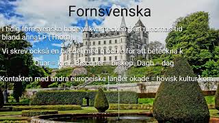 Fornsvenska