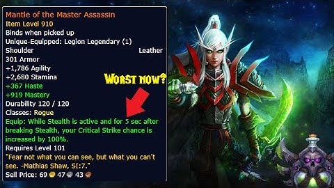 7.2.5 Mantle Nerf - Worst Legendary?