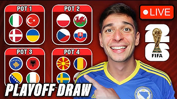 World Cup 2026 Qualifier Playoff DRAW LIVE Reaction