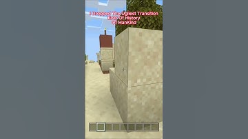 Most Ugliest Transition Ever In Minecraft #Shorts #Minecraft #transition