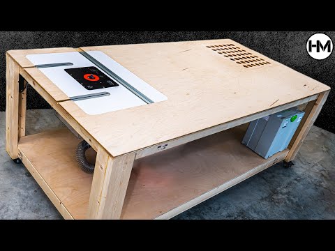 building a simple workbench with router lift