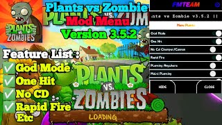 New Update!!! Plants vs Zombie v3.5.2 - Mod Menu | By FMTeam