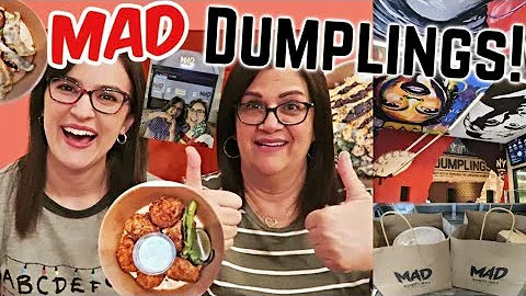 EATING AT MAD DUMPLINGS REVIEW! - Now Open in Irvi...