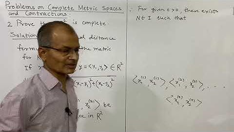 Real Analysis: Problems on Complete Metric Spaces and Cotractions.Lect19.#realanalysis #metricspace