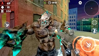 Zombie 3D Gun Shooter - Fun Free FPS Shooting Game, Virus Town 18-24! Android gameplay screenshot 1