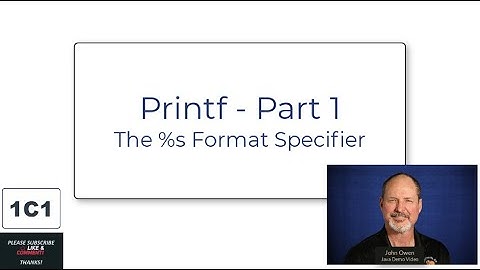 Welcome to Java - 1C1 printf Part 1
