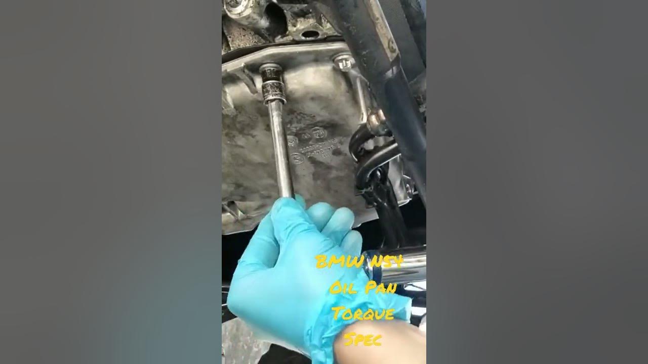 BMW N54 335 Oil Pan bolt Torque Spec 8nM + 90° short +180° long bolts YouTube