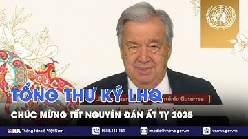 Tổng Thư ký Liên hợp quốc chúc mừng tới các nước nhân dịp Tết Nguyên đán Ất Tỵ 2025 - VNA