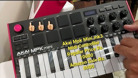 Akai Mpk mini mk3 + FL studio mobile = Easy Music Making