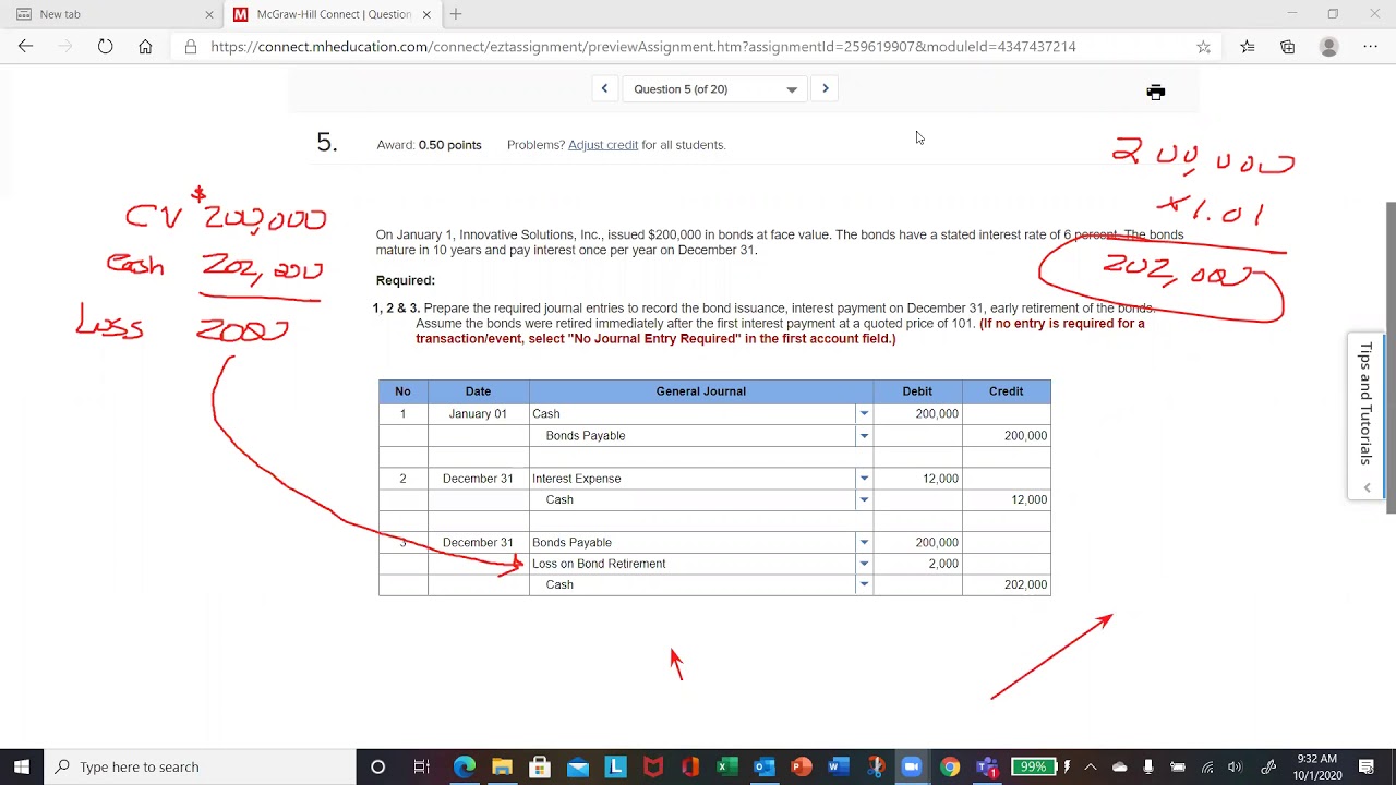 ACC110 Chapter 10 Homework Video Part 1 - YouTube