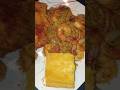 😋boneless chicken shrimp fried rice & cornbread😋#dinner #fyp #shorts don't own rights to this song