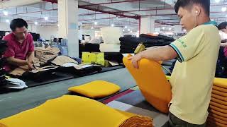Office Chair Factory Video - Foshan Boke Furniture screenshot 4