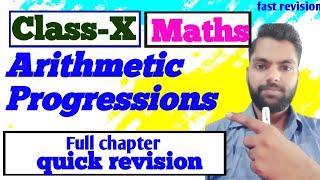 Class-X || maths || arithmetic progression in one shot || full concept || cbse board