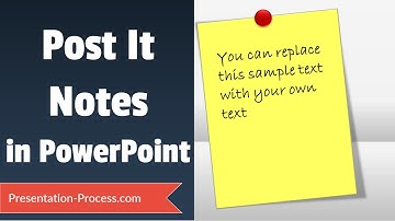 Post It Notes Tutorial in PowerPoint