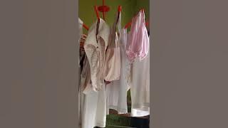 mamah muda sama anak gadis, baru selesai jemur cd dan bh