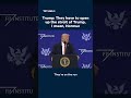 Trump They Have To Open Up The Strait Of Trump I Mean Hormuz 