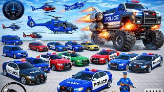Police Car Chase Simulator 3D Game - Real Cop Cars Driving Simulator 2025 - Thief Chase Gameplay #2 screenshot 5