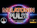 Melatonin Pulse 🌙 Deep Sleep Delta Waves | Fall Asleep Fast | Insomnia Relief | 12 Hours Dark Screen