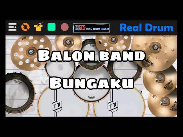 Balon band - Bungaku (Real drum cover) class=