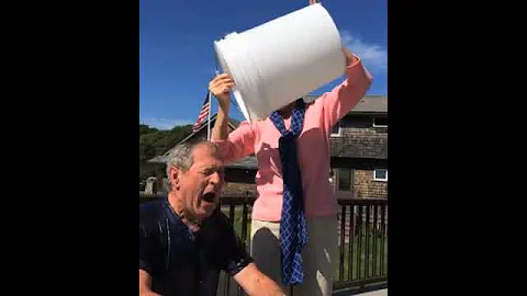 President George W. Bush Ice Bucket Challenge for ALS