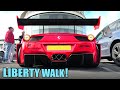 Modified Supercars ROLL OUT - The Cannon Run London Start Line