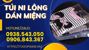Túi bóng kính opp dán miệng đựng quần áo giá rẻ | Túi opp dán miệng