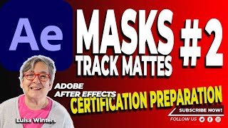 29 After Effects Certification Preparation - Masks & Mattes (2) #aftereffects
