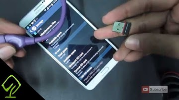 Connect Logitech wireless mouse B175 to Samsung Galaxy Note 3 N900 Android 4 4 2 using OTG Cable