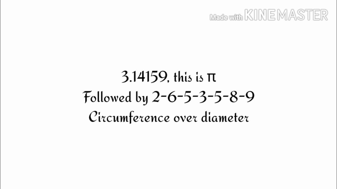 The pi song 100 digits of lyrics youtube music