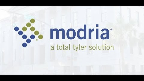 Modria - A Total Tyler Solution