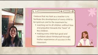 Chapter 8: Lesson 2: Formulating My Philosophy Of Education