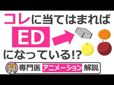 How to check ED (Erectile Dysfunction) by yourself [Animated explanation in 13 minutes].