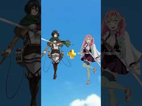 لو شخصيات هجوم عمالقه اندمجت معها شخصيات قاتل قاتل الشياطين هيبقى شكلهم ازاي  انمي 2