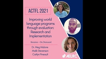 Research & Implementation: K-12 World Language Program Evaluation