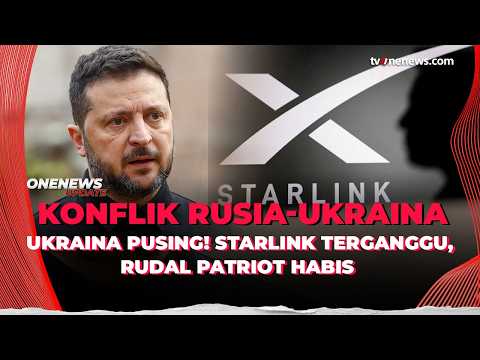 Ukraina dalam Bahaya! Starlink Melambat, Rudal Patriot Nyaris Habis | OneNews Update