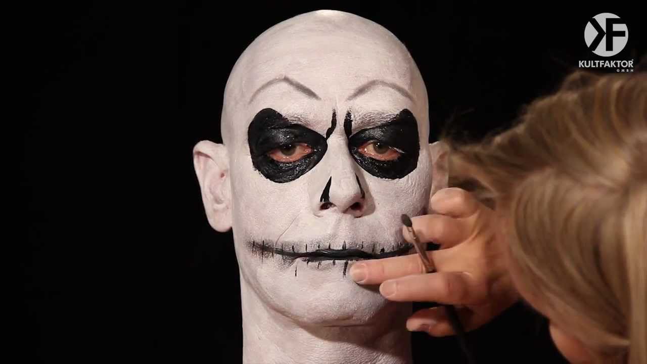 Jack Skellington Schminken Leicht Gemacht Jack Skellington Schminktutorial Youtube