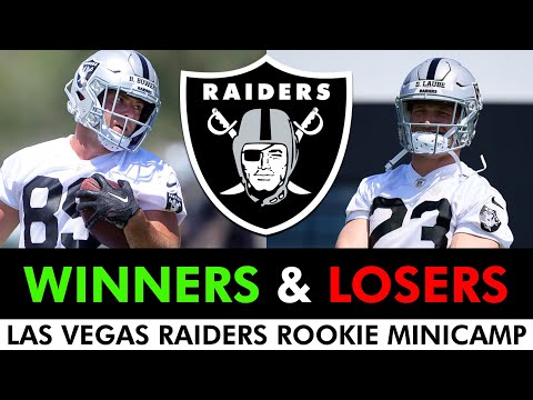 Las Vegas Raiders Rookie Minicamp Winners & Losers Ft. Brock Bowers & Jackson Powers-Johnson