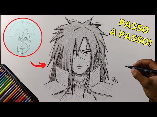 olha meu desenho #Madara - Espaço Naruto Shippuden